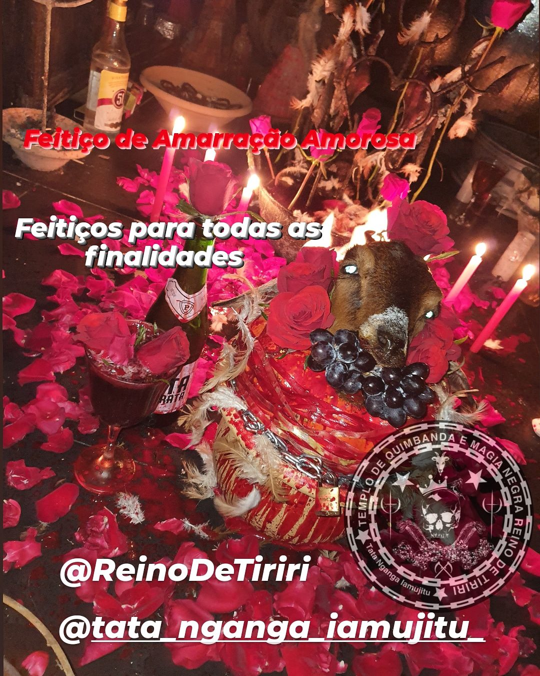 Feitiço Realizado em Nosso Templo