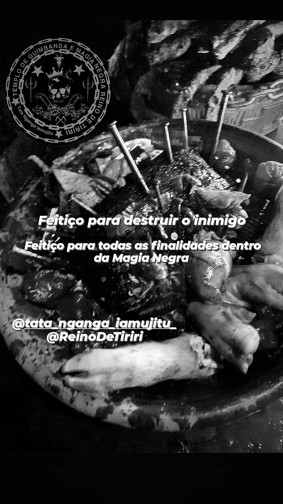 Feitiço Realizado em Nosso Templo