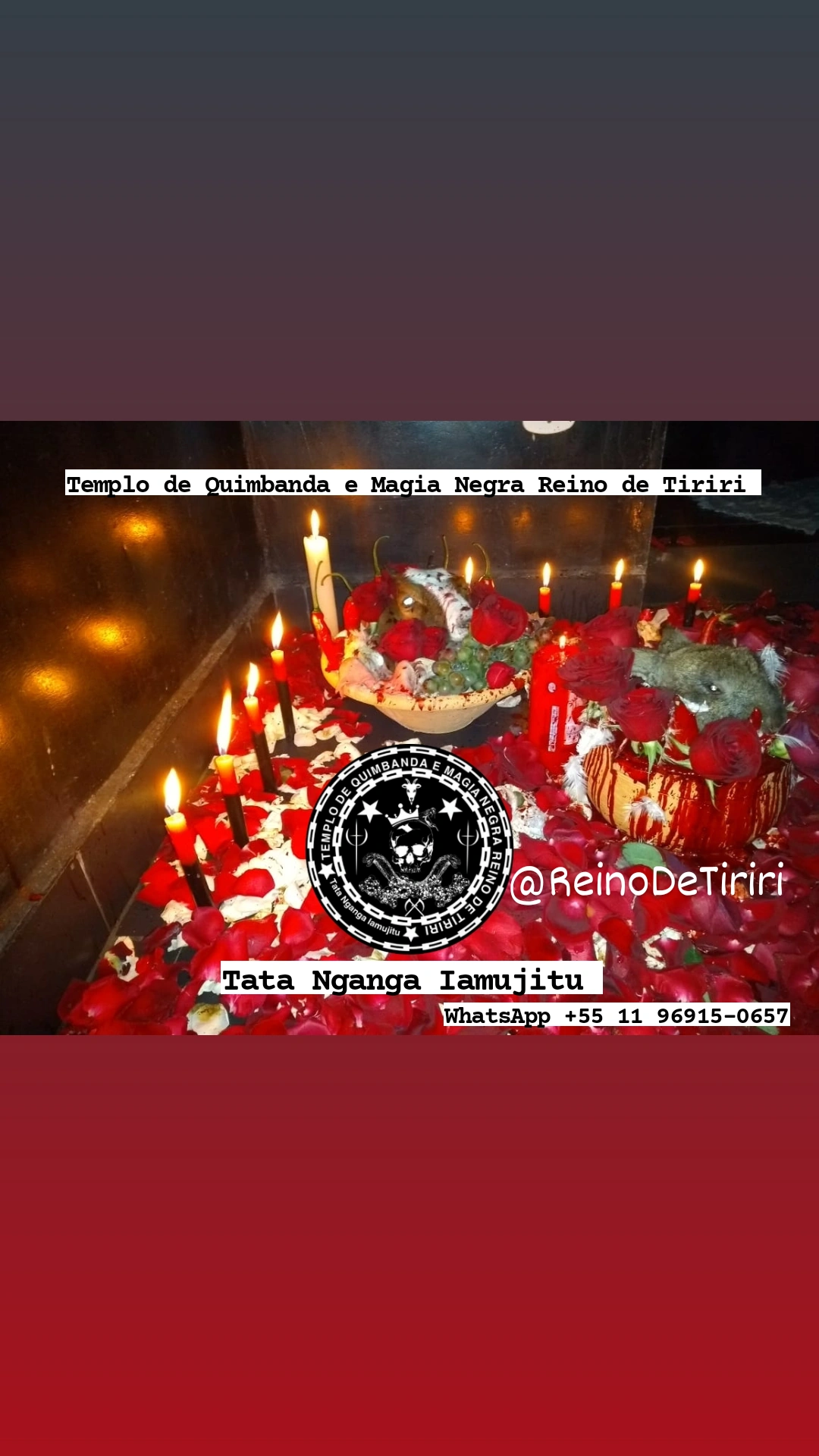 Feitiço Realizado em Nosso Templo